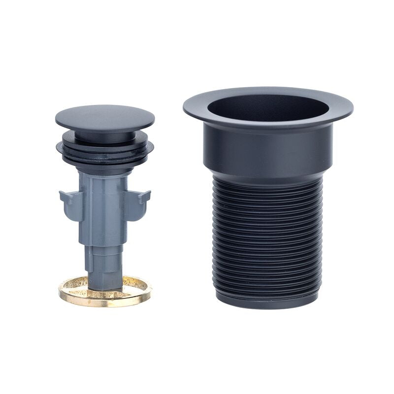 Dearborn 1000000452 Universal Pop Down® Sink Drain - Matte Black - Edmondson Supply