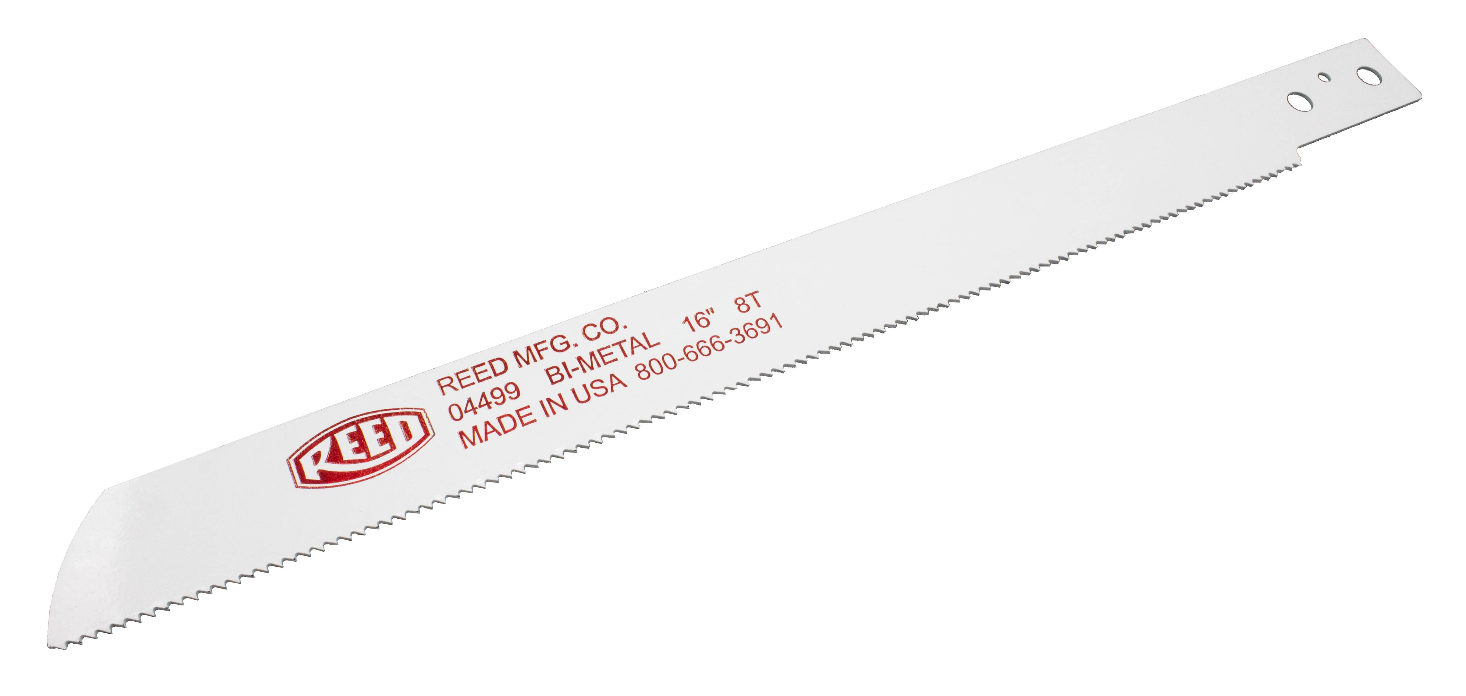 Reed Mfg Z1608 Power Hack Saw Blade for Saw It®, 16" x 8 TPI - Edmondson Supply