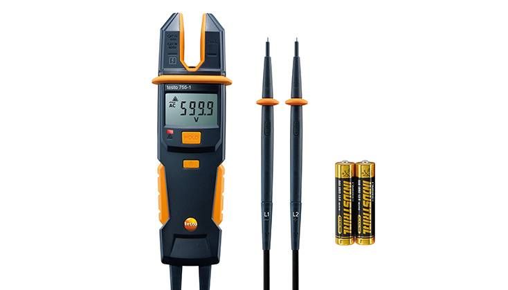 Testo 0590 7551 755-1 - Current / Voltage Meter with 200 A AC, 600 V AC/DC, and Continuity - Edmondson Supply