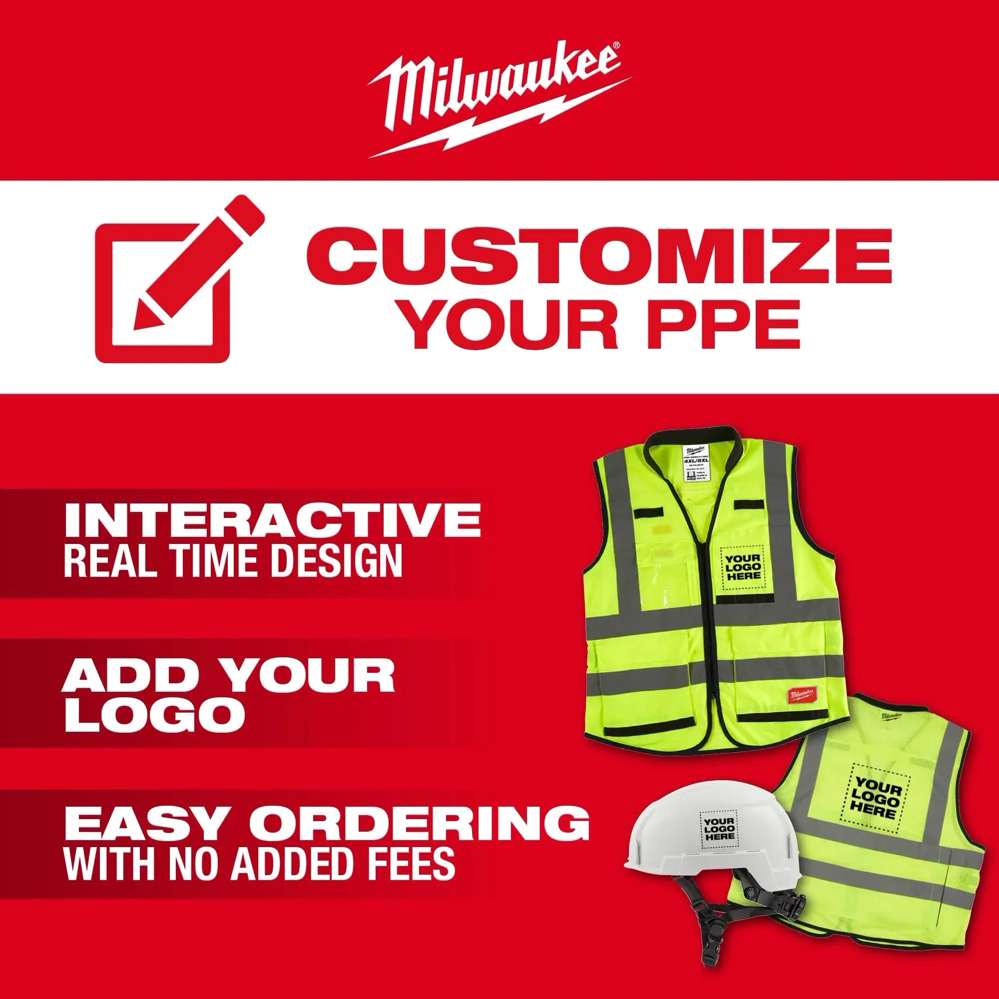 Milwaukee 48-73-1220 BOLT™ Front Brim Hard Hat w/6pt Ratcheting Suspension (White- Vented Class C) - Edmondson Supply