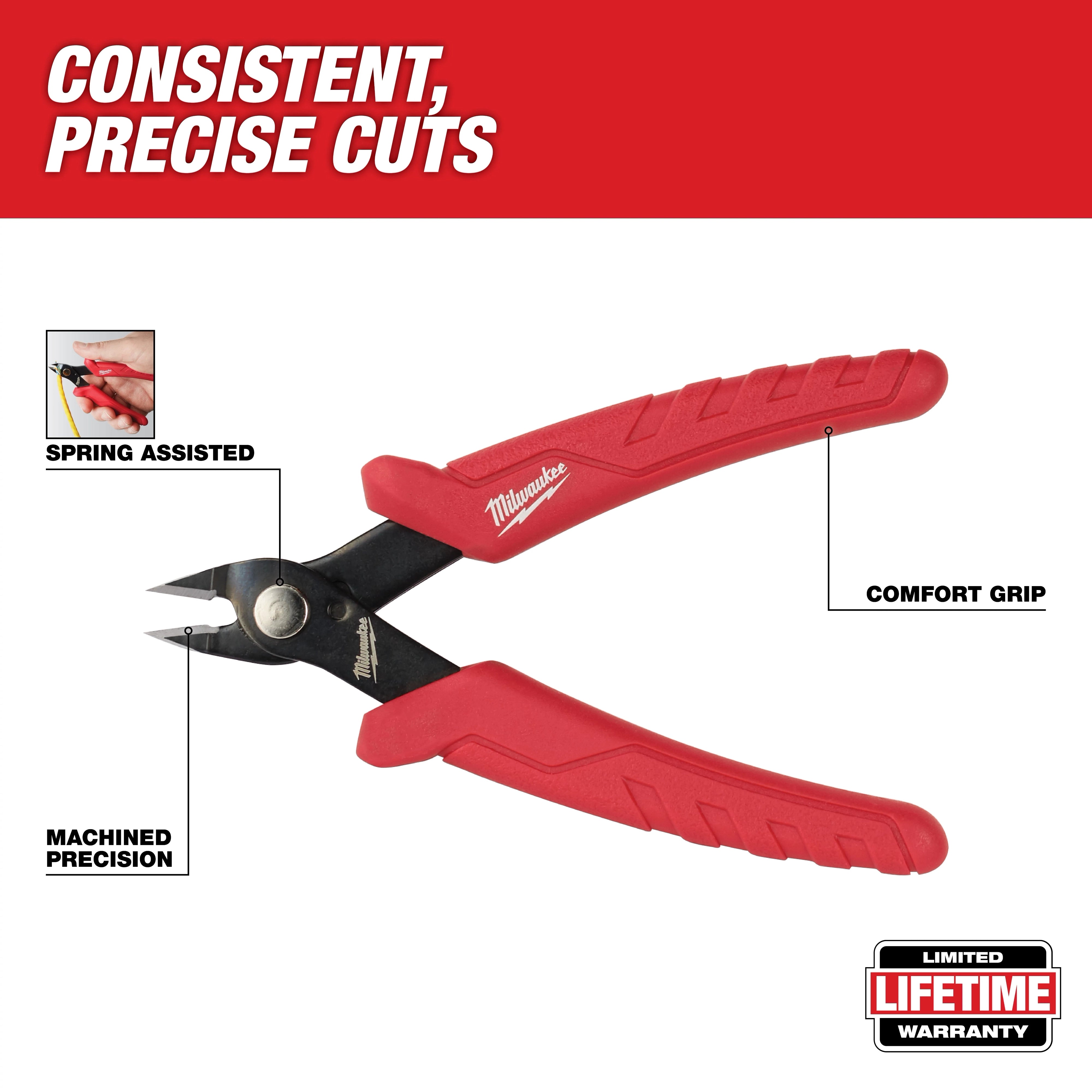 Milwaukee 48-22-6105 Mini Flush Cutters - Edmondson Supply
