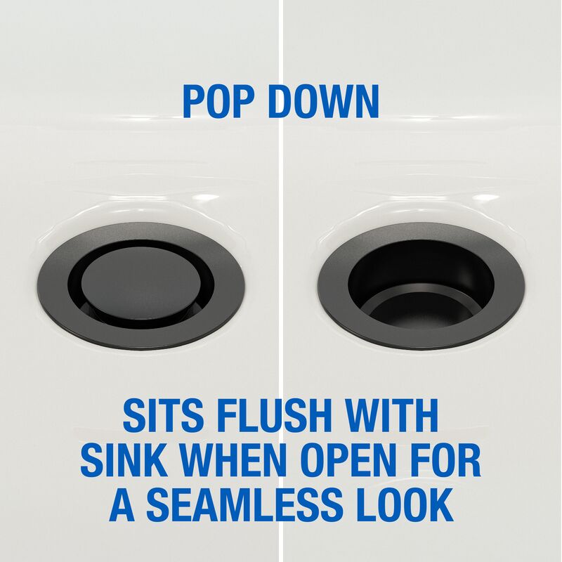 Dearborn 1000000452 Universal Pop Down® Sink Drain - Matte Black - Edmondson Supply