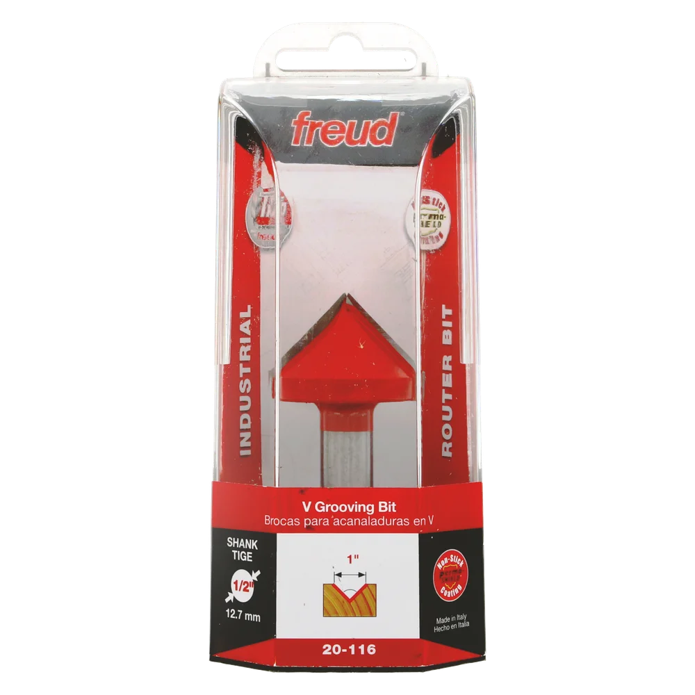 Freud 20-116 1-1/2" 90° V Grooving Bit - Edmondson Supply
