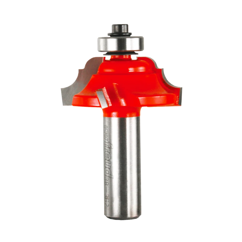 Freud 38-362 1‑1/2" Classical Cove & Bead Bit (Shank Dia. 1/2") - Edmondson Supply