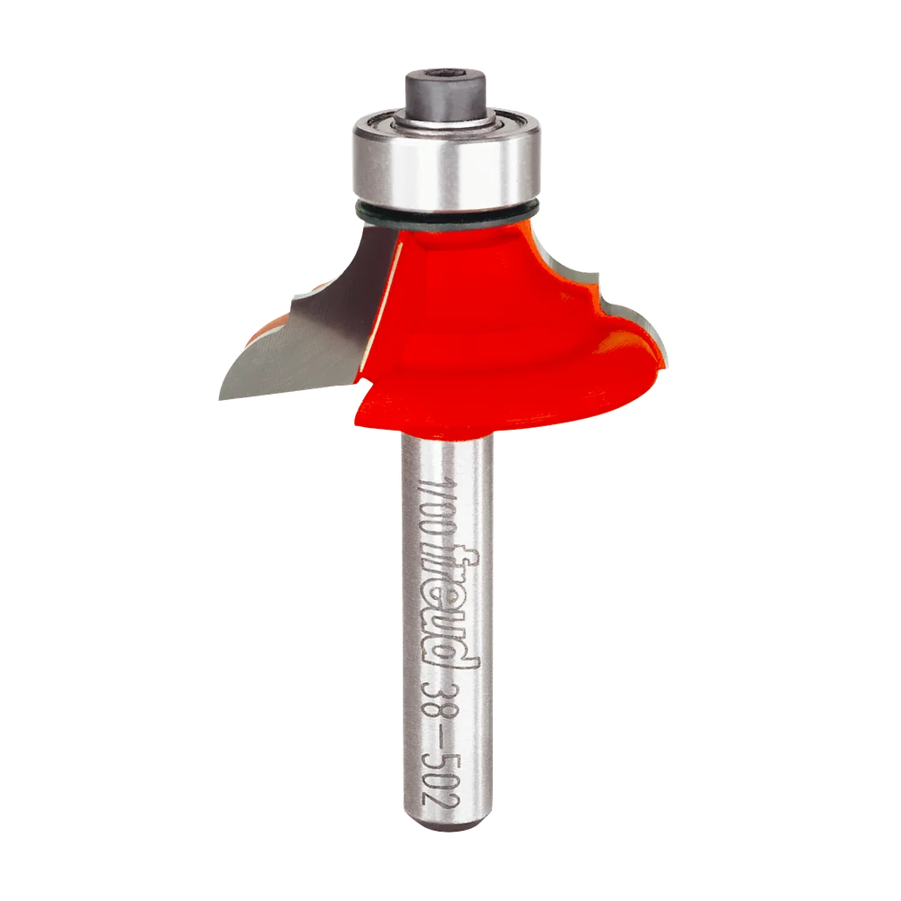 Freud 38-502 1-1/4" Classical Bold Cove & Round Bit (Shank Dia. 1/4") - Edmondson Supply