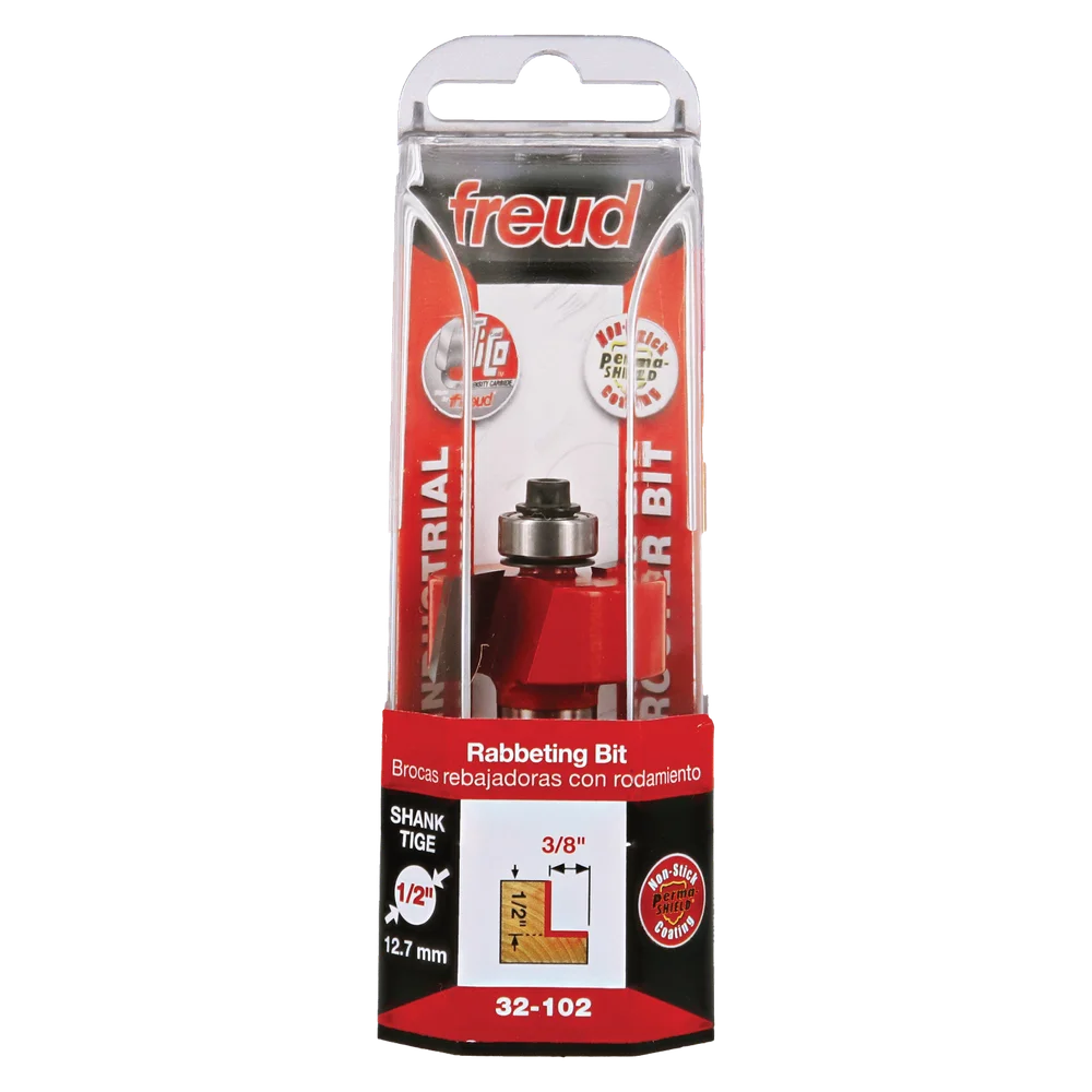 Freud 32-102 1‑1/4" Rabbeting Bit (Shank Diameter- 1/2") - Edmondson Supply