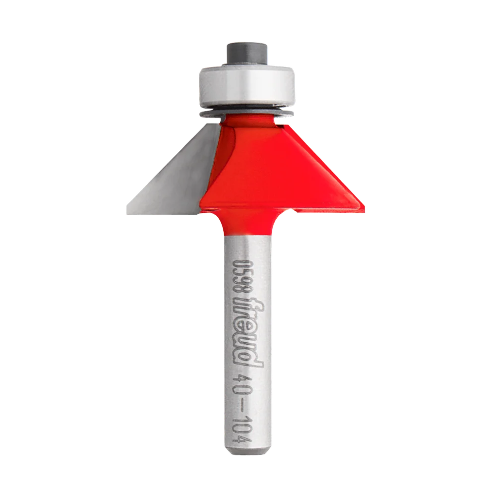Freud 40-104 1‑11/32" Chamfer Bit (Shank Dia. 1/4") - Edmondson Supply