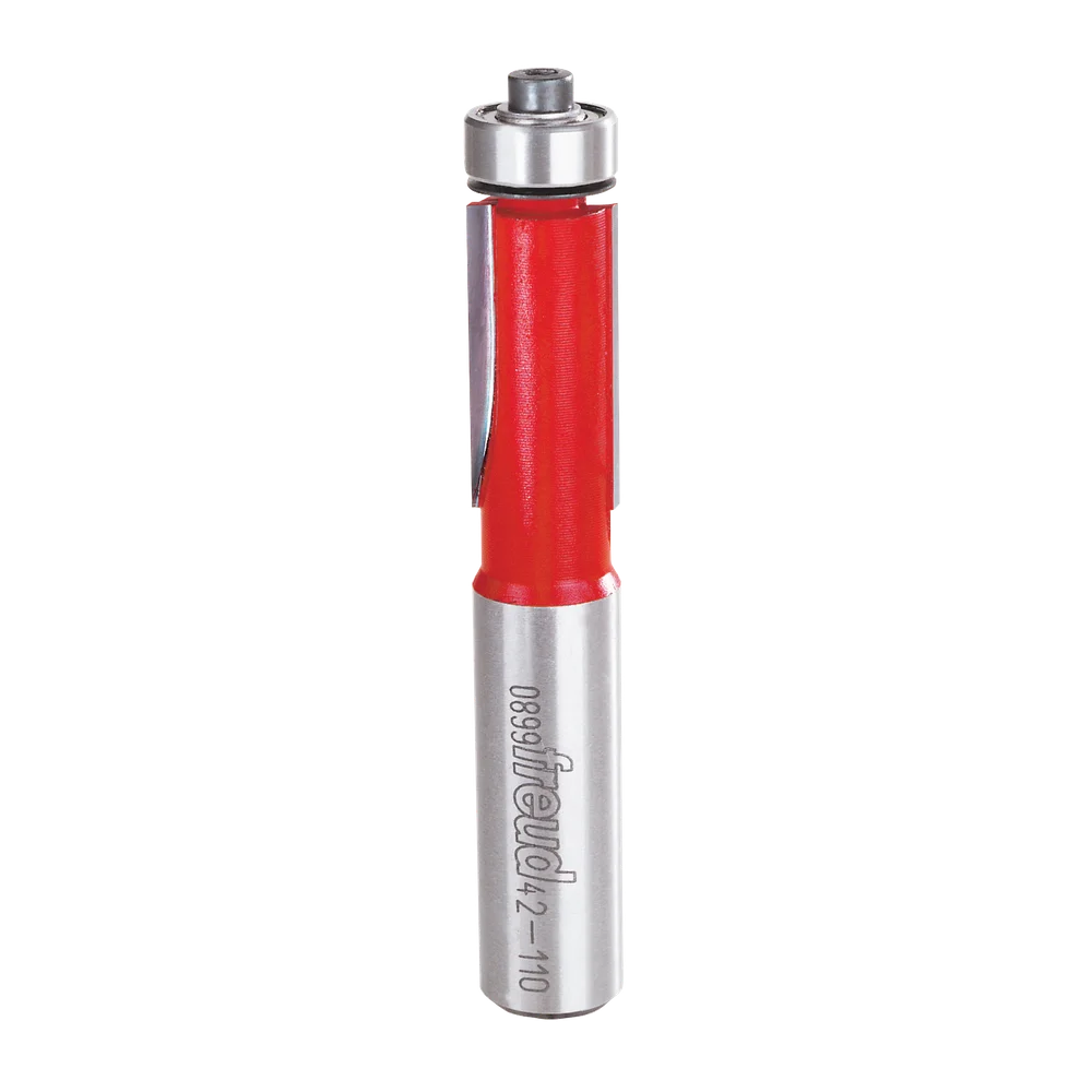 Freud 42-110 1/2" Bearing Flush Trim Bit (Carbide Height: 1", Shank Dia. 1/2") - Edmondson Supply