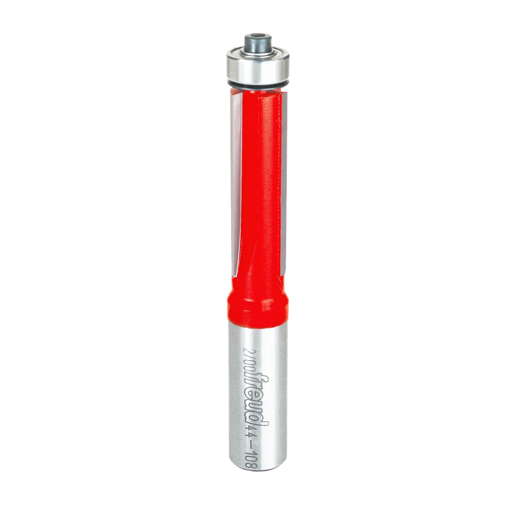 Freud 44-108 1/2" Bearing Flush Trim Bit (Carbide Height: 1-1/2", 3 Cutters) - Edmondson Supply