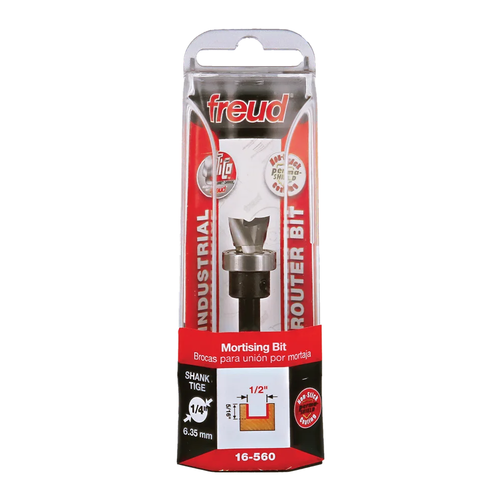 Freud 16-560 1/2" Mortising Bit (Carbide Height 5/16") - Edmondson Supply