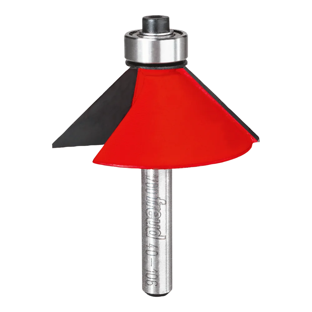Freud 40-106 1-3/4" Chamfer Bit (Shank Dia. 1/4") - Edmondson Supply