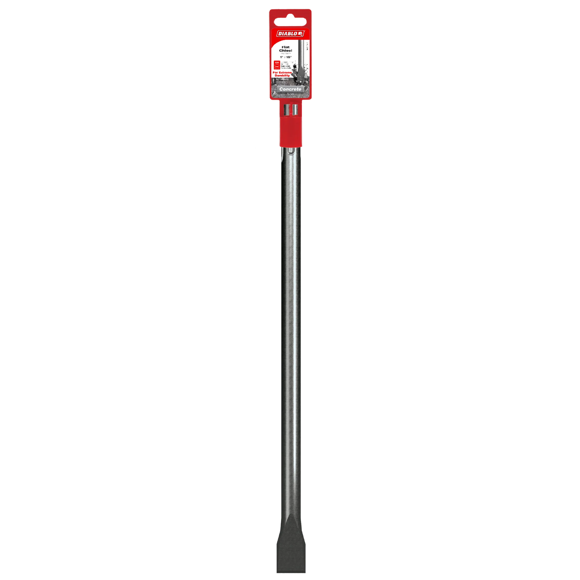Diablo Tools DMAMXCH1100 1" x 18" SDS-Max Flat Chisel - Edmondson Supply