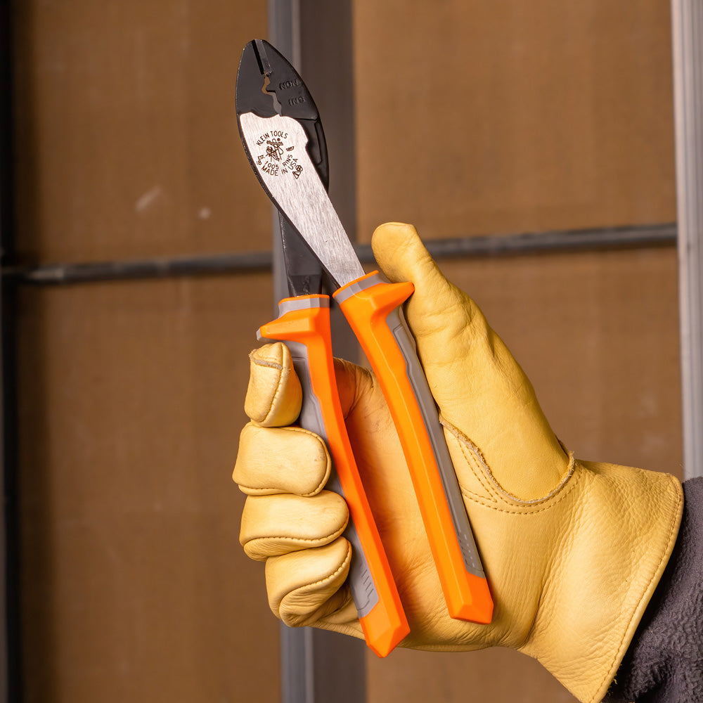 Klein Tools 1005RINS Crimping and Cutting Tool for Connectors, Insulated - Edmondson Supply