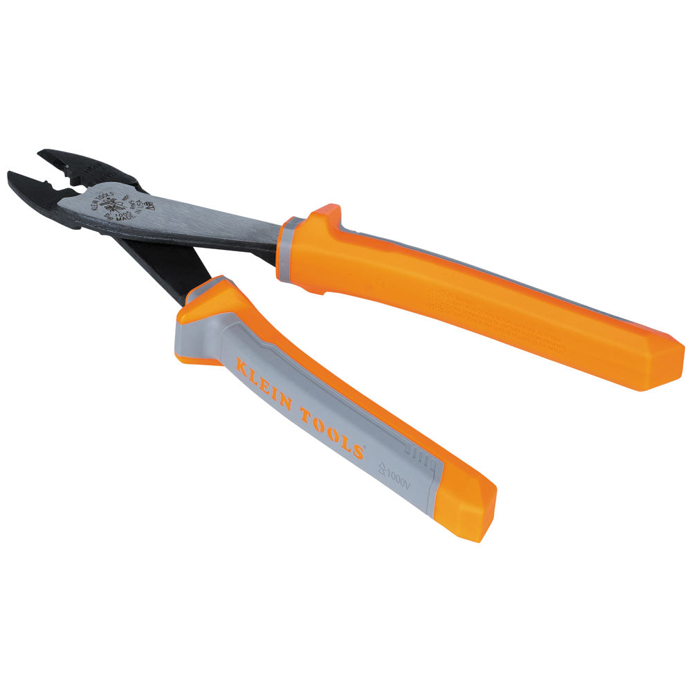 Klein Tools 1005RINS Crimping and Cutting Tool for Connectors, Insulated - Edmondson Supply