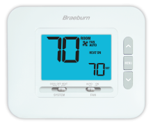 Braeburn 1030 Economy Thermostat, 1 Heat / 1 Cool Non-Programmable - Edmondson Supply