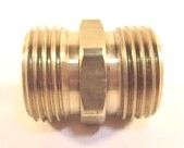 Holyoke Fittings 1051-MHMH 3/4" Male Hose x Male Garden Hose Union