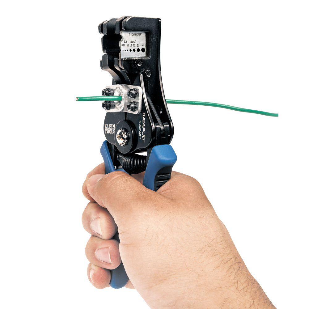 Klein Tools 11063W Katapult® Wire Stripper and Cutter for Solid and Stranded Wire - Edmondson Supply