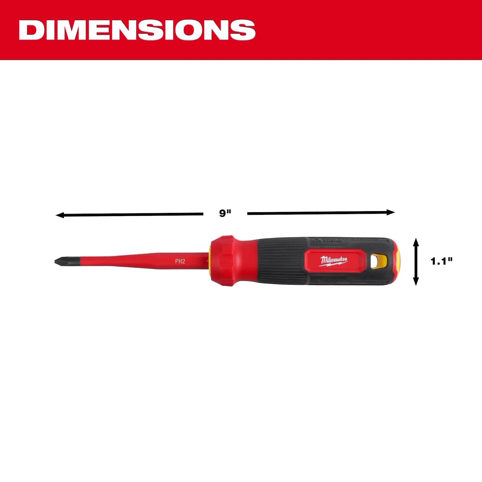 Milwaukee 48-22-2218 8-in-1 1000V Insulated Slim Tip Multi-Bit Screwdriver - Edmondson Supply