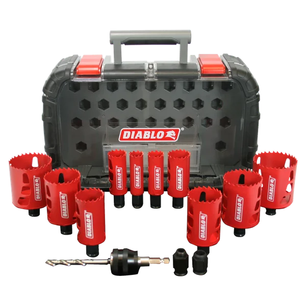Diablo Tools DHS14SGP 14 pc General Purpose Bi-Metal Hole Saw Set