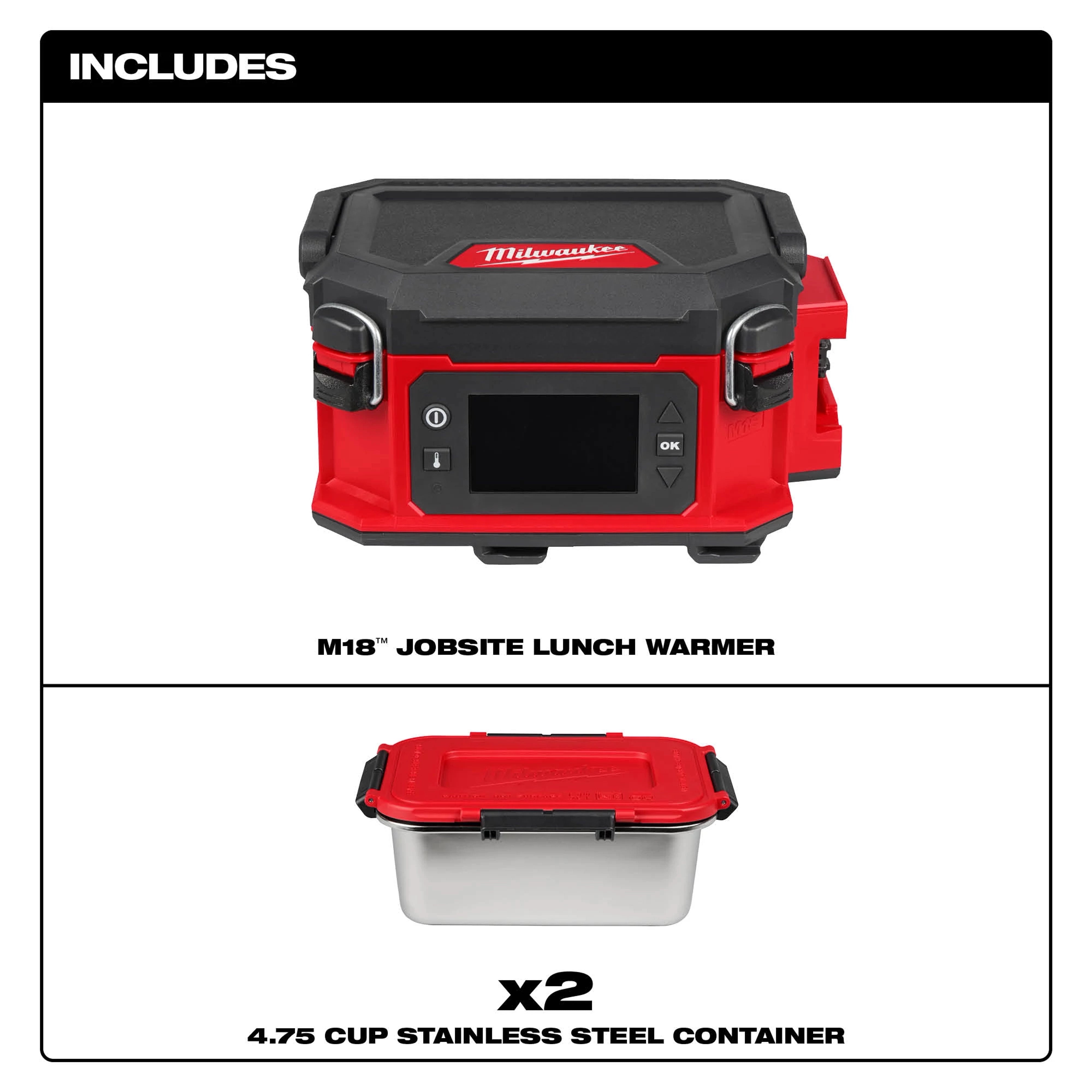 Milwaukee 0811-20 M18™ Jobsite Lunch Warmer - Edmondson Supply