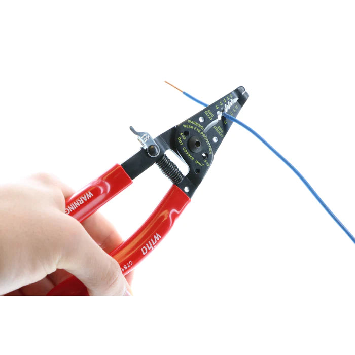 Wiha Tools 57810 Classic Grip Wire Strippers Cutters 7.25" - Edmondson Supply