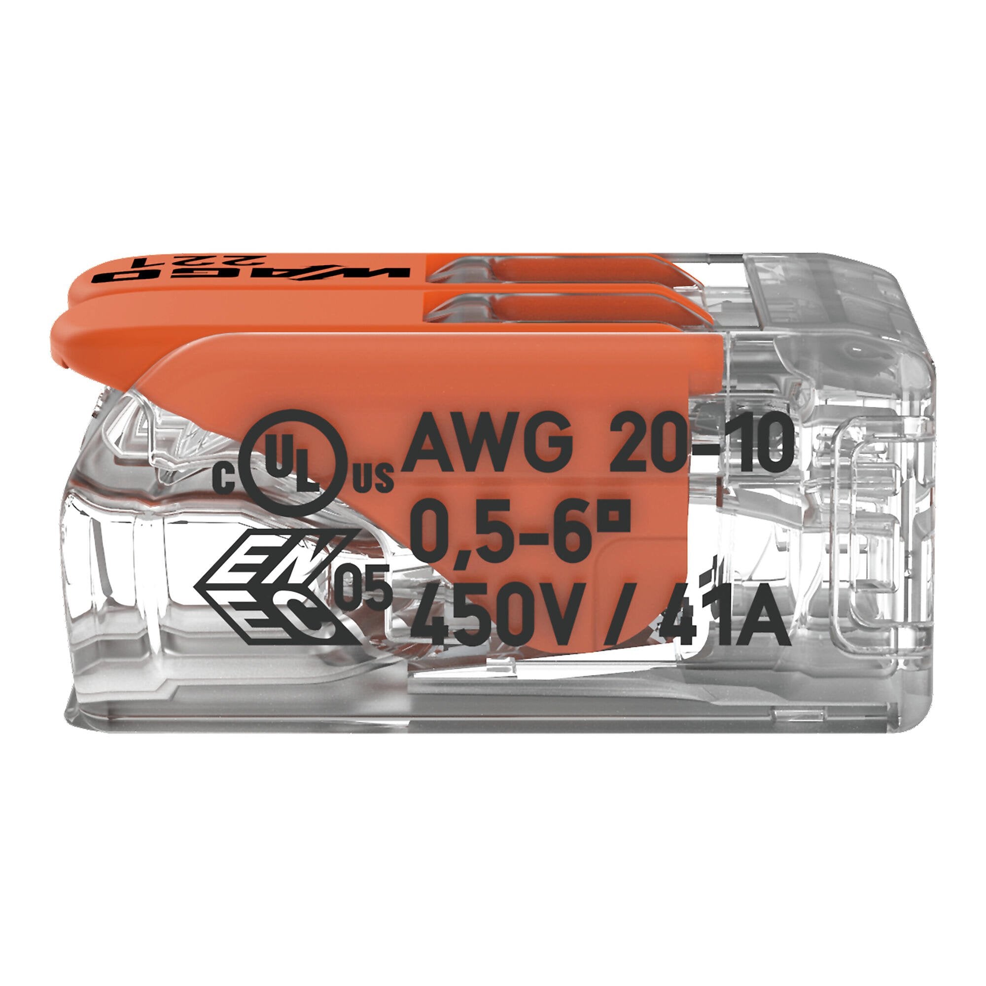 ESP 221-412 Wago 2 Pole Compact Splicing Connector - Edmondson Supply