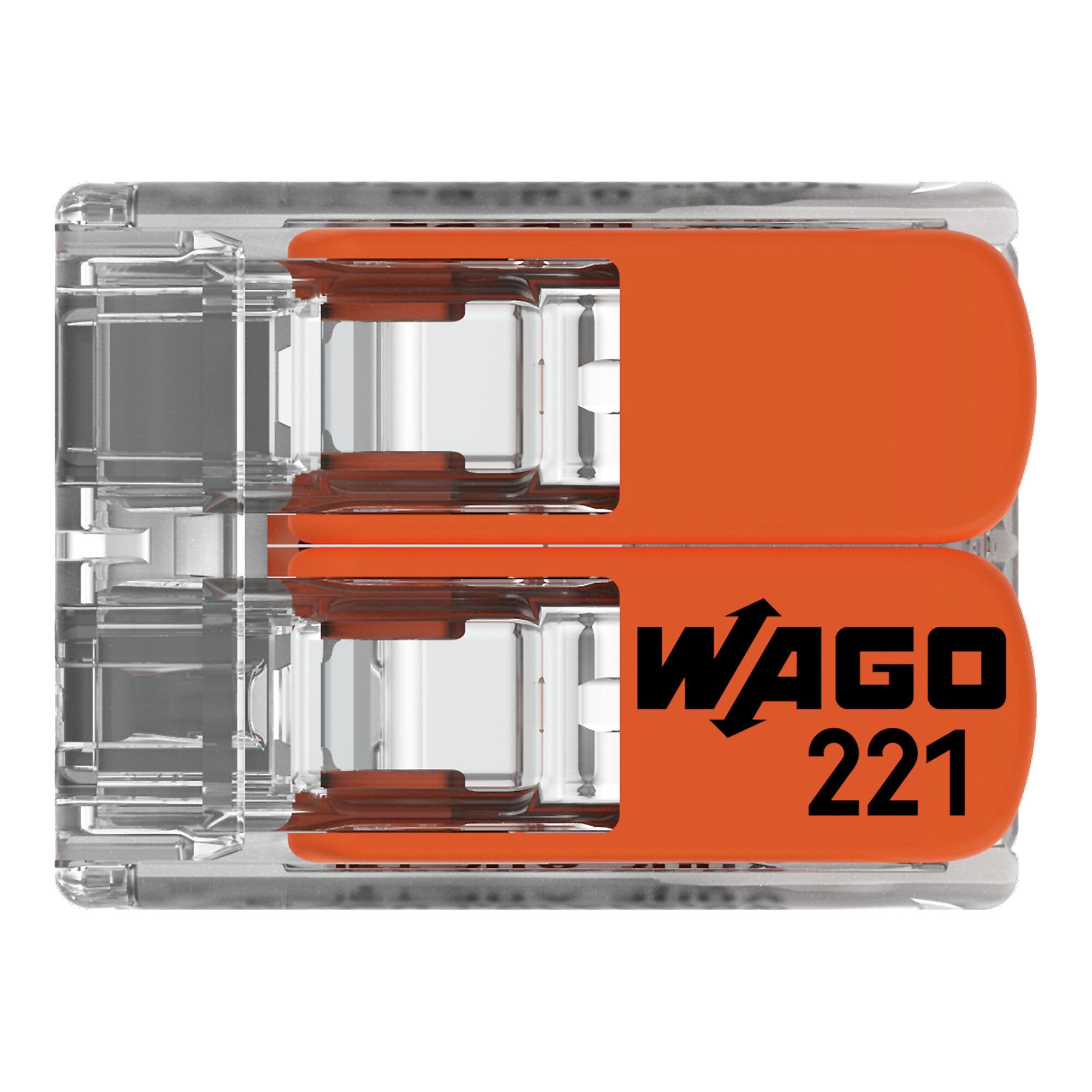 ESP 221-412 Wago 2 Pole Compact Splicing Connector - Edmondson Supply