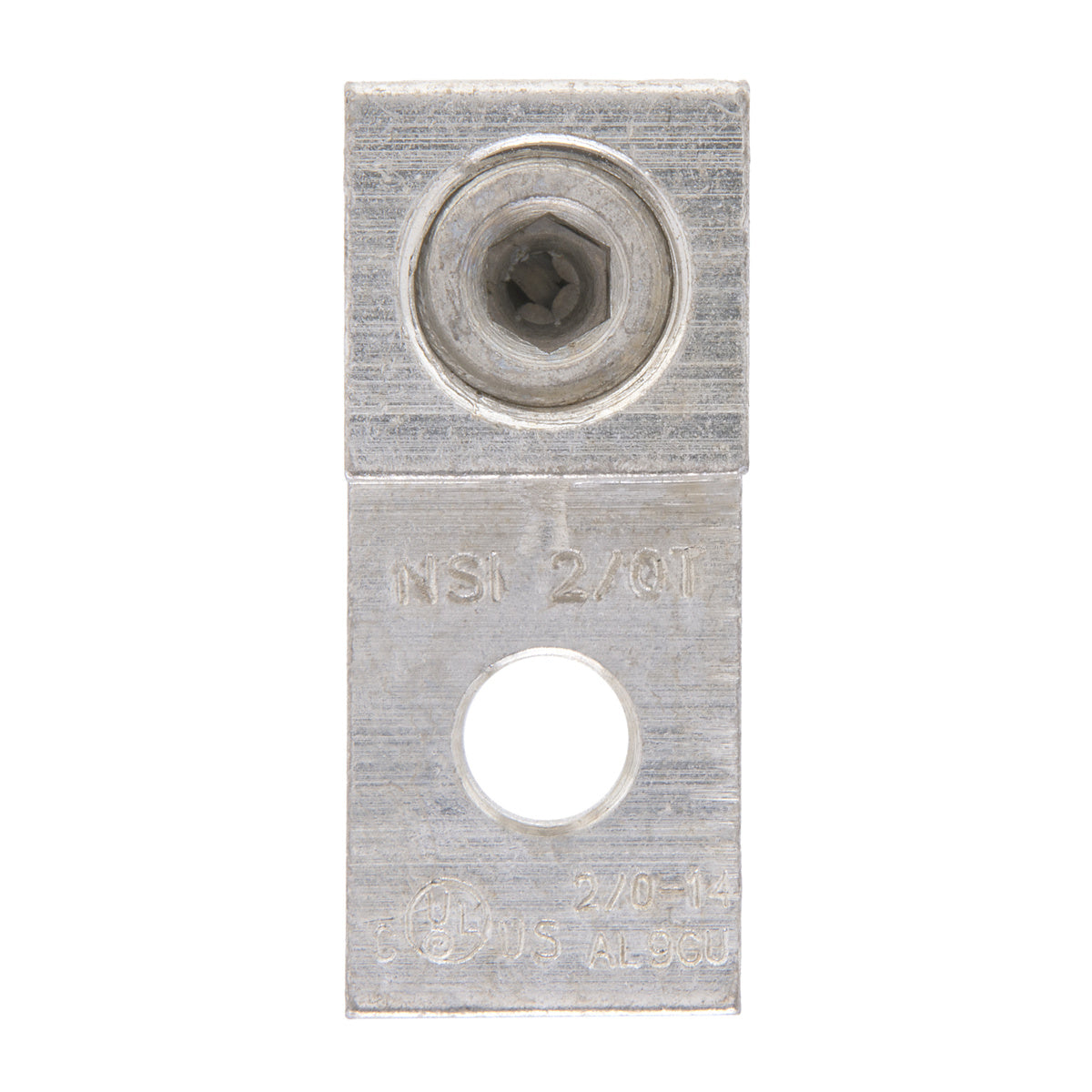 NSI 2/0T Dual Rated Mechanical Single Lug, 2/0 AWG – 14 AWG - Edmondson Supply