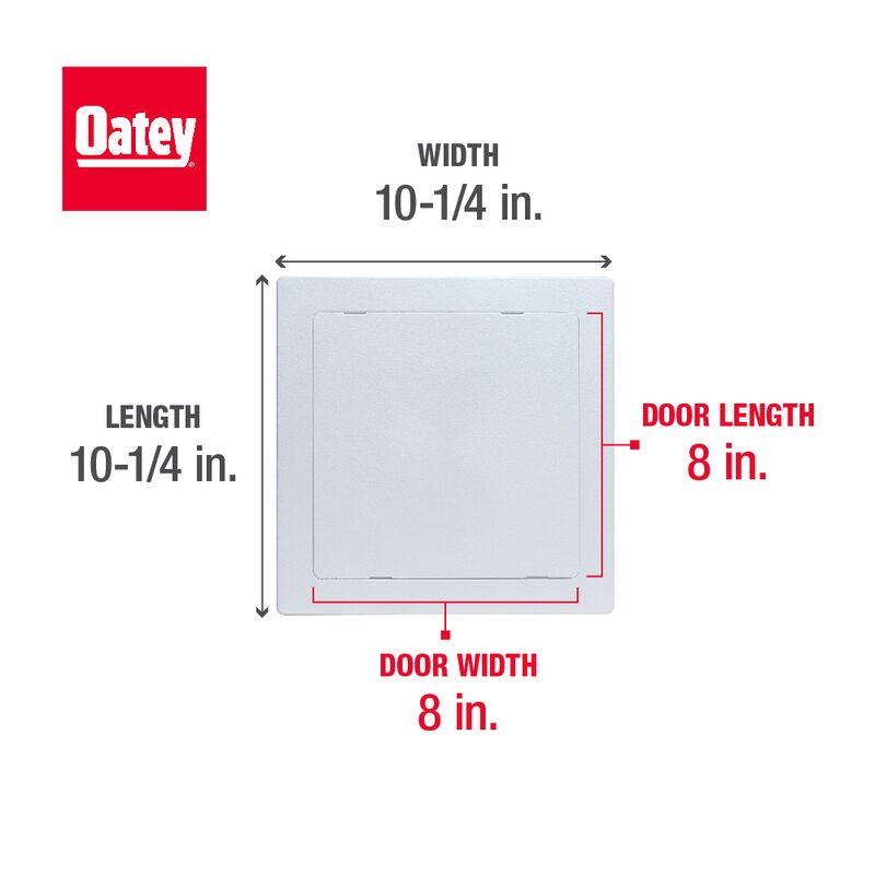 Oatey® 34045 Plastic Access Panel - Edmondson Supply