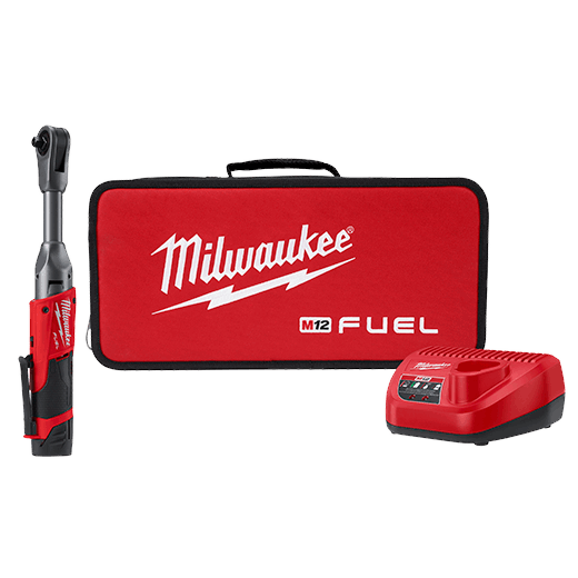 Milwaukee 2560-21 M12 FUEL™ 3/8" Extended Reach Ratchet Kit - Edmondson Supply