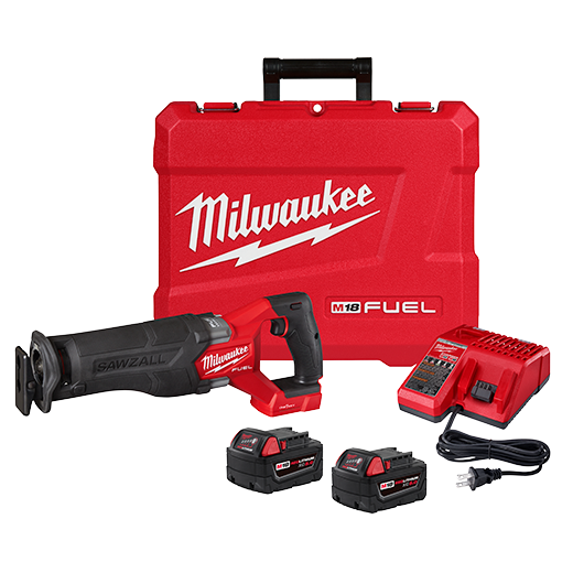 Milwaukee 2822-22 M18 FUEL™ SAWZALL® Recip Saw w/ ONE-KEY™ - 2 Battery XC5.0 Kit - Edmondson Supply