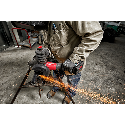 Milwaukee 2883-20 M18 FUEL™ 4-1/2" / 5" Braking Grinder w/ ONE-KEY™ Slide Switch, Lock-On - Edmondson Supply