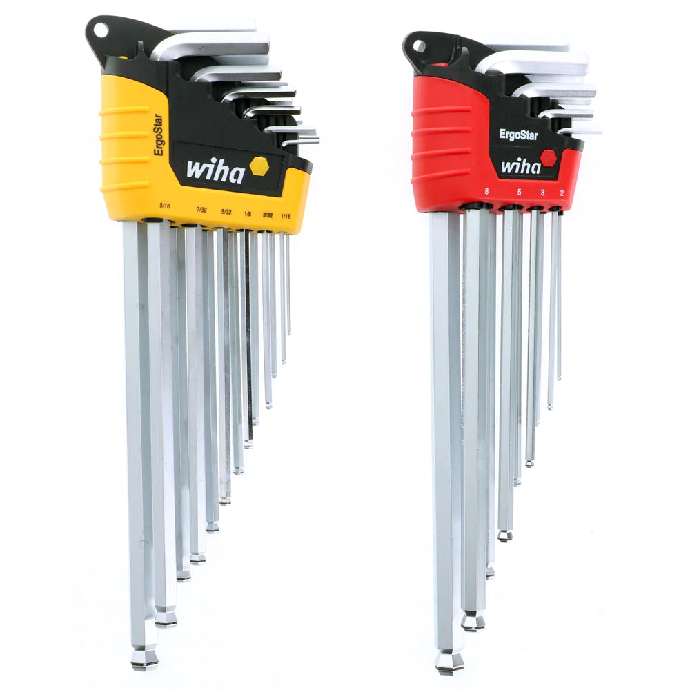 Wiha Tools 66992 22 Piece MagicRing Ball End Hex L-Key Set - Inch - Metric - Edmondson Supply