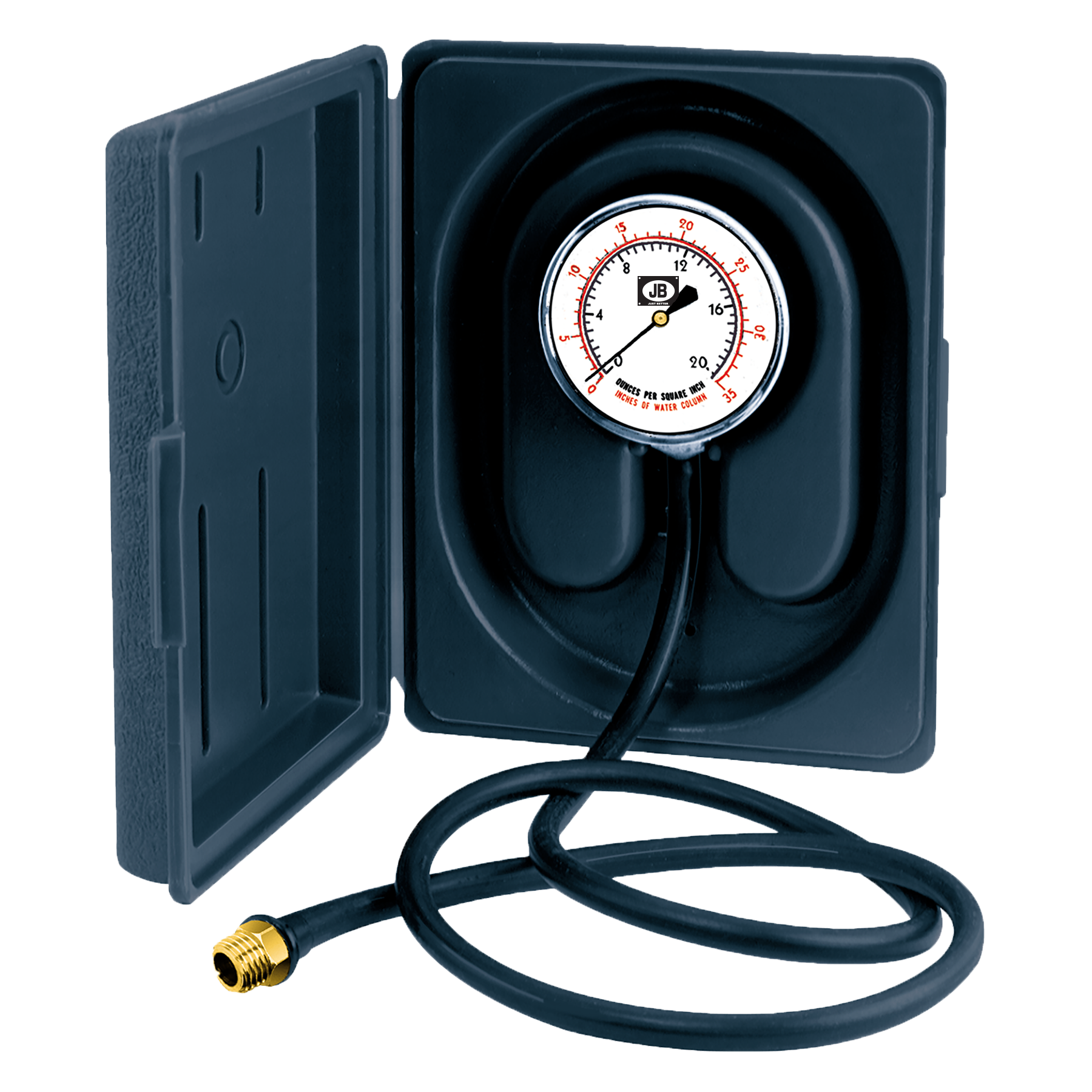 JB Industries 29435 Gas Pressure Test Kit (0-20 oz/sq. in) - Edmondson Supply