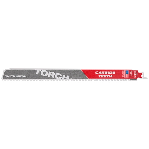 Milwaukee 48-00-5302 SAWZALL® TORCH™ Carbide Blades 9" 8TPI 3-PK - Edmondson Supply