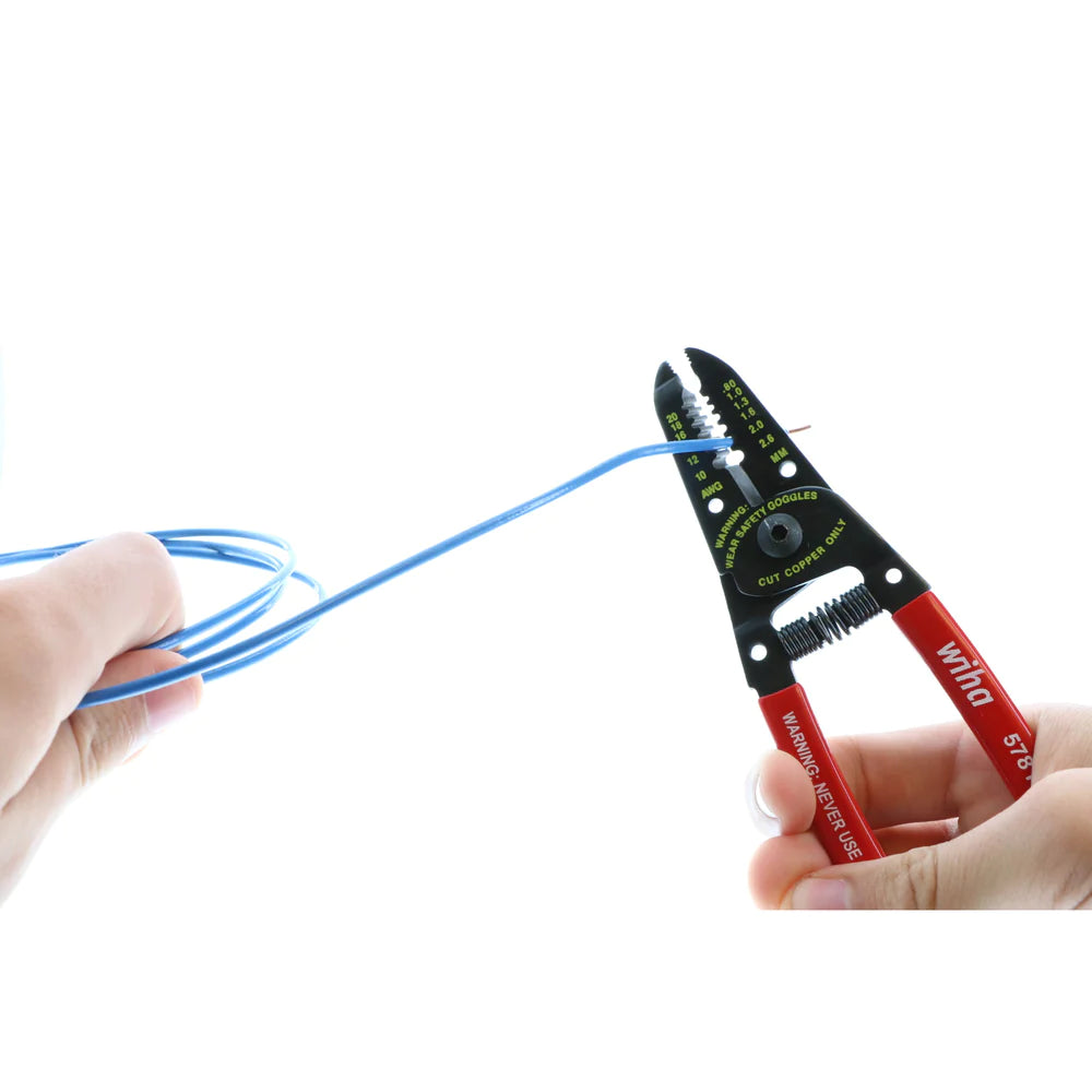 Wiha Tools 57816 Classic Grip Wire Strippers Cutters 6.0 - Edmondson Supply