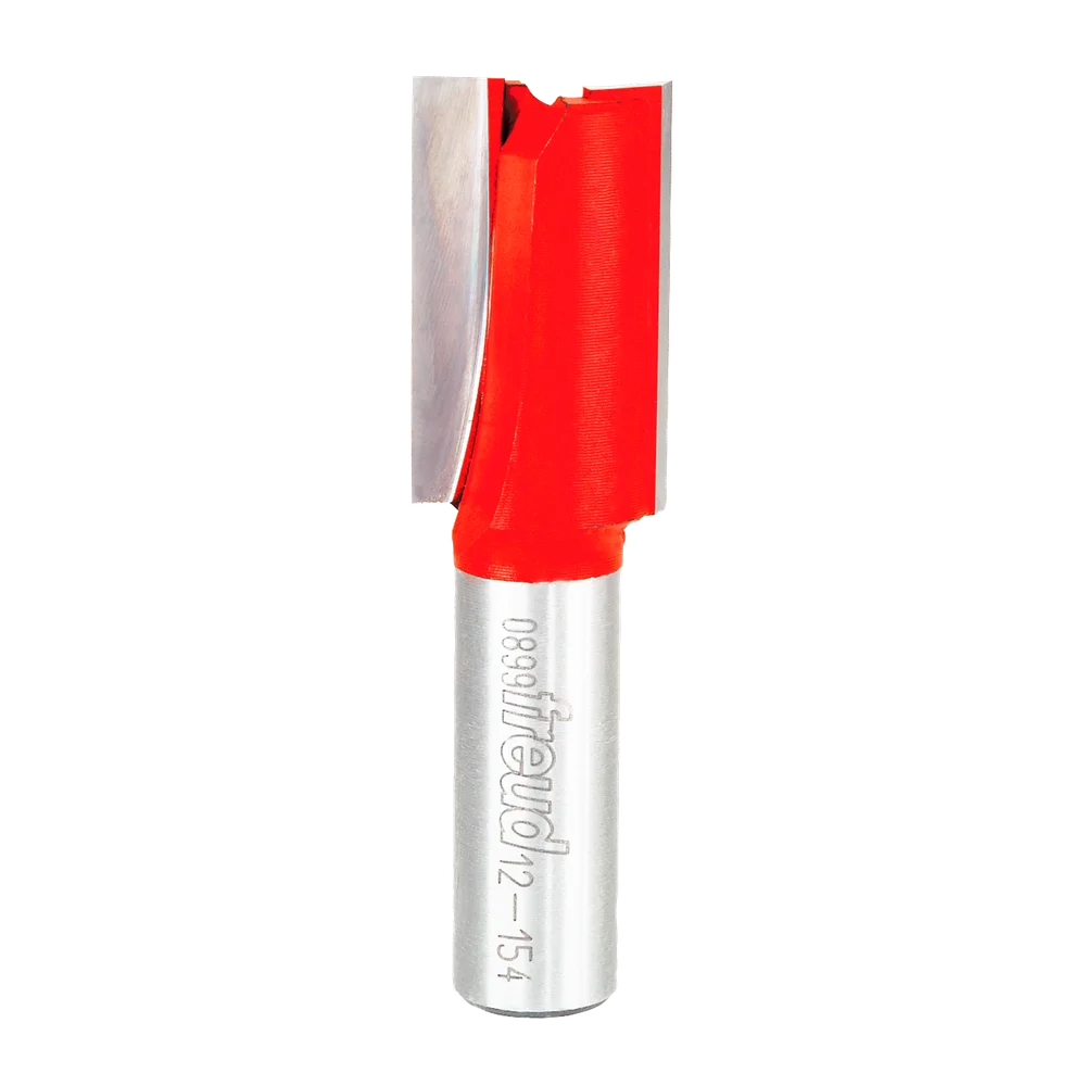 Freud 12-154 3/4" Double Flute Straight Bit (Carbide Height 1-1/4") - Edmondson Supply