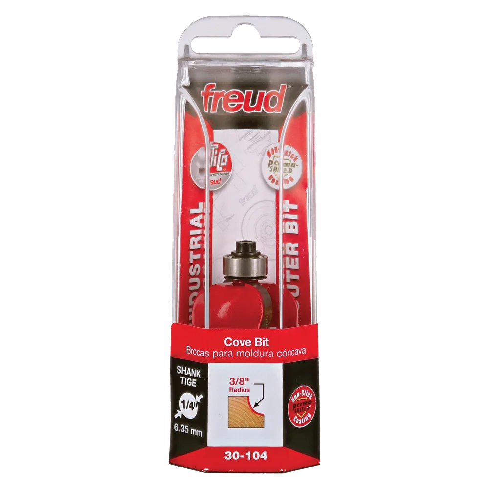Freud 30-104 3/8" Radius Cove Bit - Edmondson Supply