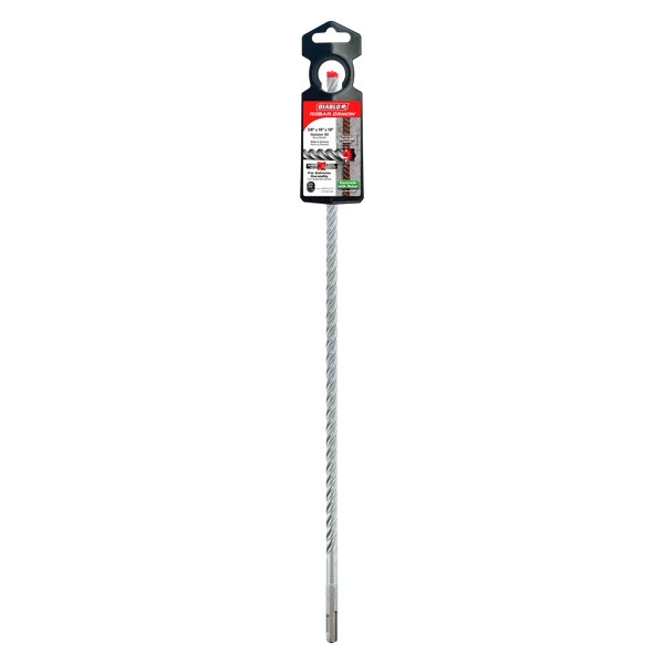 Diablo Tools DMAPL4170 3/8" x 16" x 18" Rebar Demon™ SDS-Plus 4-Cutter Full Carbide Head Hammer Drill Bit - Edmondson Supply