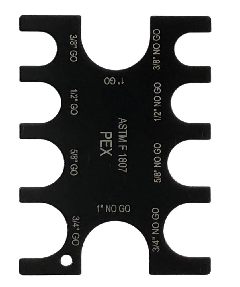 Sioux Chief 305-995 PEX Go/No-Go Gauge, 3/8'', 1/2'', 5/8'', 3/4'', 1'' - Edmondson Supply