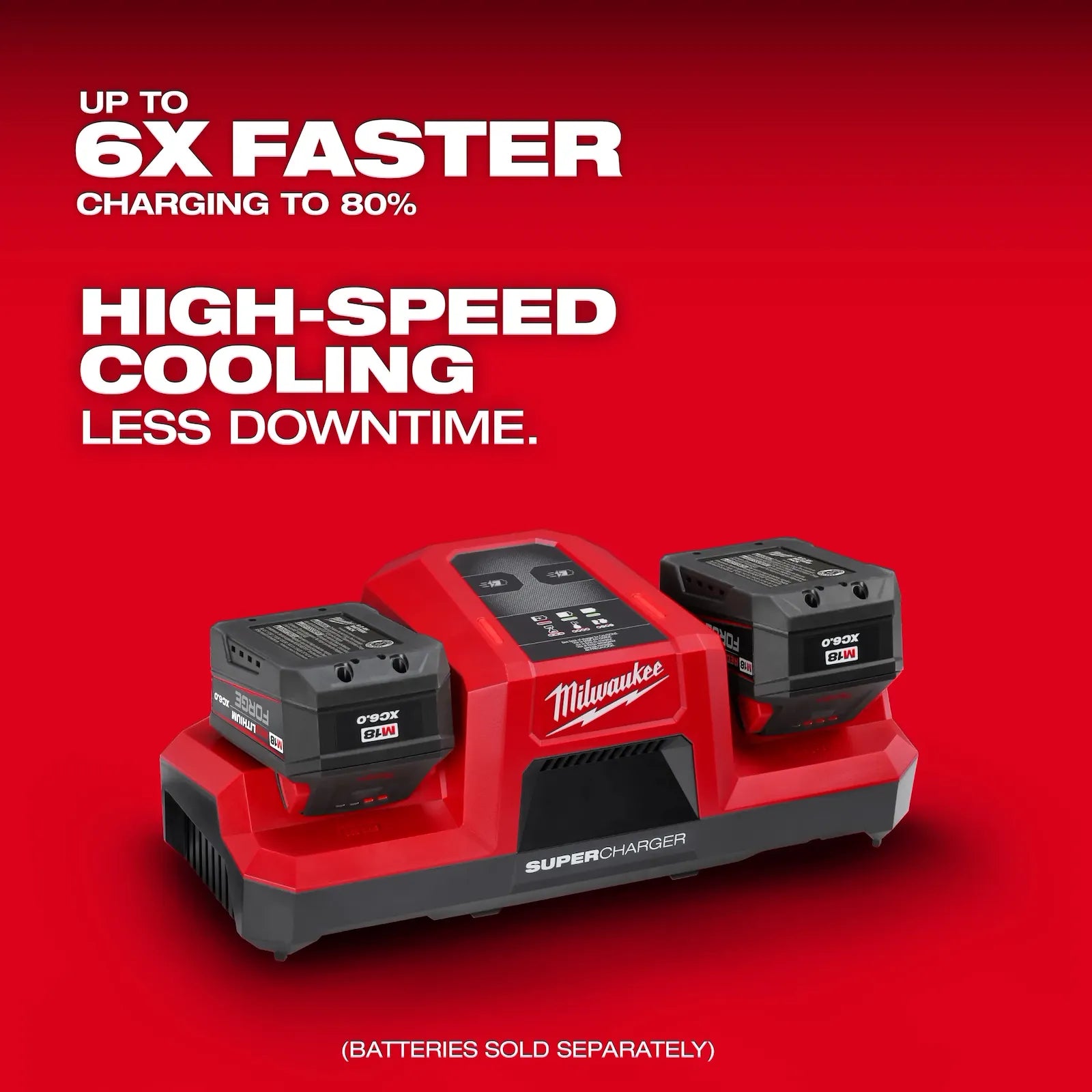 Milwaukee 48-59-1815 M18™ Dual Bay Simultaneous Super Charger - Edmondson Supply