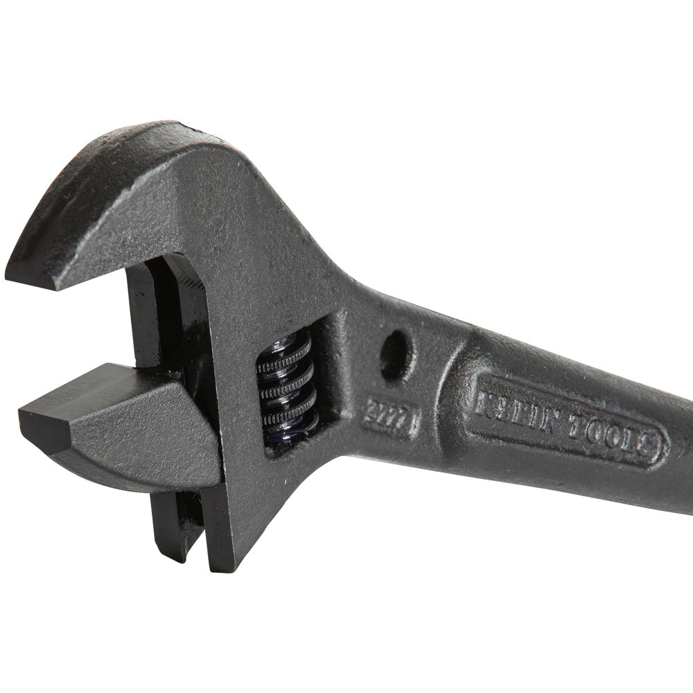 Klein Tools 3227 Adjustable Spud Wrench, 10-Inch, 1-7/16-Inch, Tether Hole - Edmondson Supply