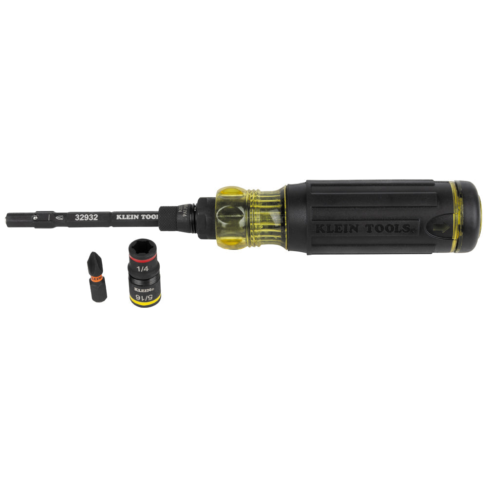 Klein Tools 32516HD KNECT™ 16-in-1 Impact Rated Hybrid Screwdriver / Nut Driver - Edmondson Supply