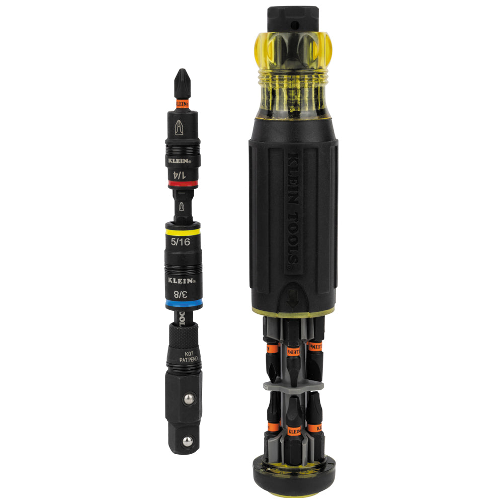 Klein Tools 32517HD KNECT™ 17-in-1 Impact-Rated Hybrid Screwdriver / Nut Driver - Edmondson Supply
