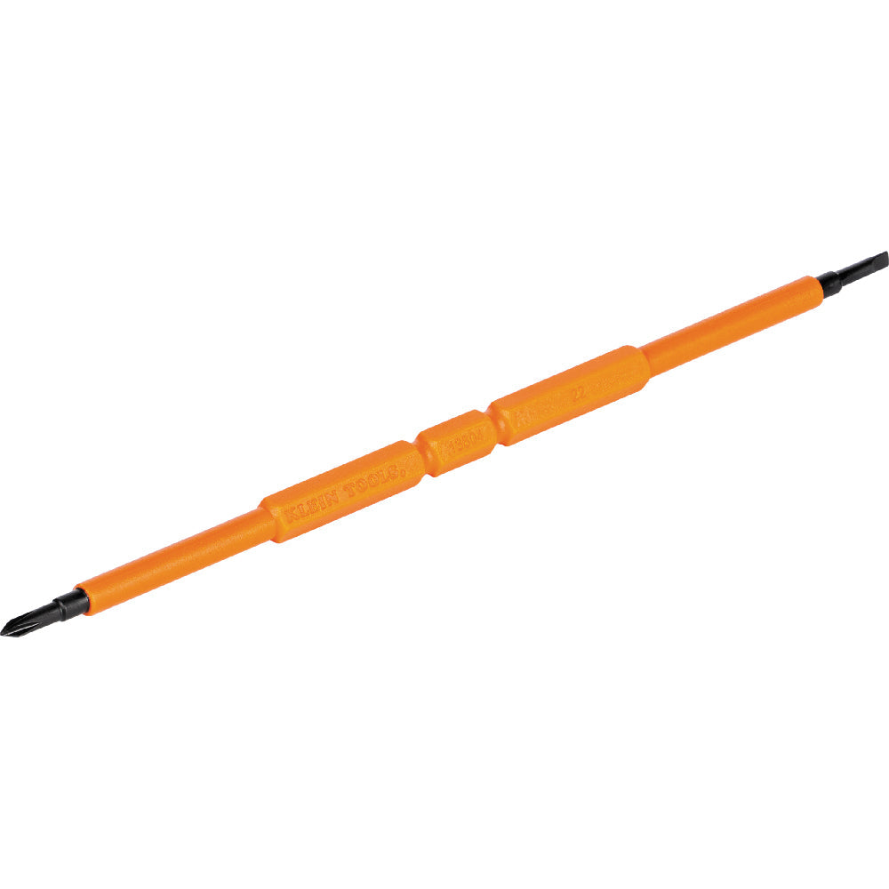 Klein Tools 13157INSP Screwdriver Blades, Insulated Double-Ended Slotted, Phillips, 2-Pack - Edmondson Supply