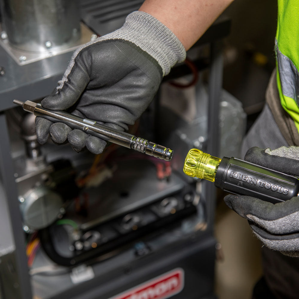Klein Tools 32596 8-in-1 HVAC Slide Drive™ Screwdriver / Nut Driver - Edmondson Supply