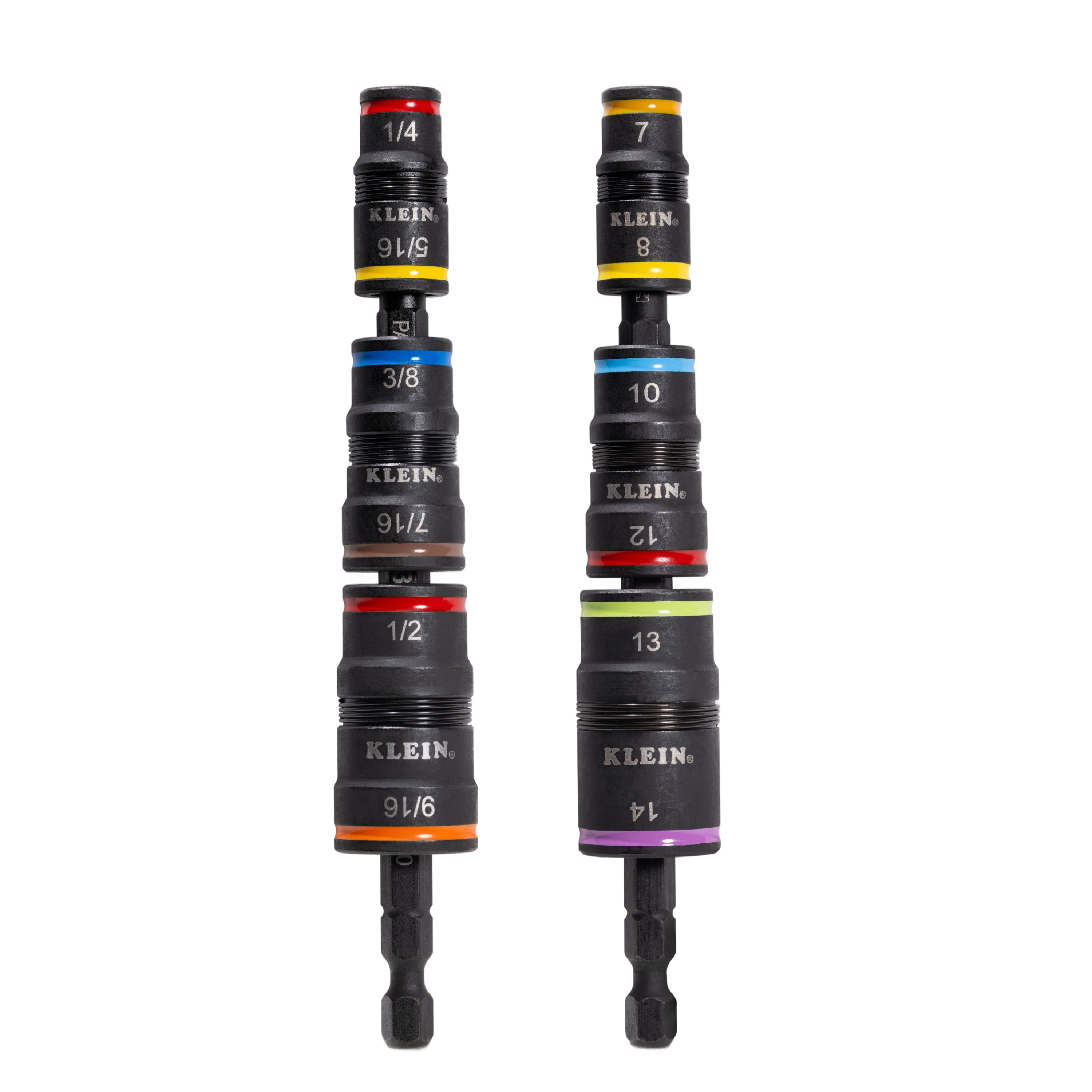 Klein Tools 32933KIT Impact-Rated Flip Socket Set, SAE and Metric - Edmondson Supply