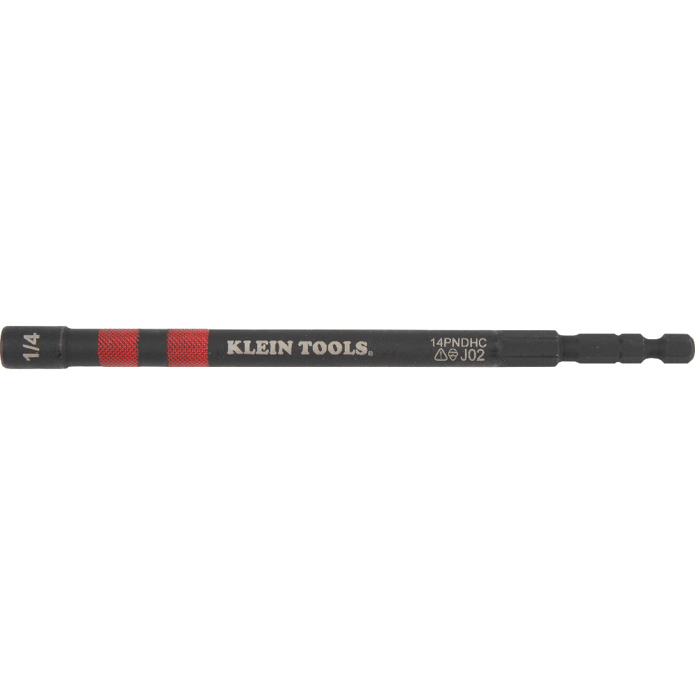 Klein Tools 14PNDHC 1/4-Inch Hollow Magnetic Color-Coded Power Nut Driver - Edmondson Supply