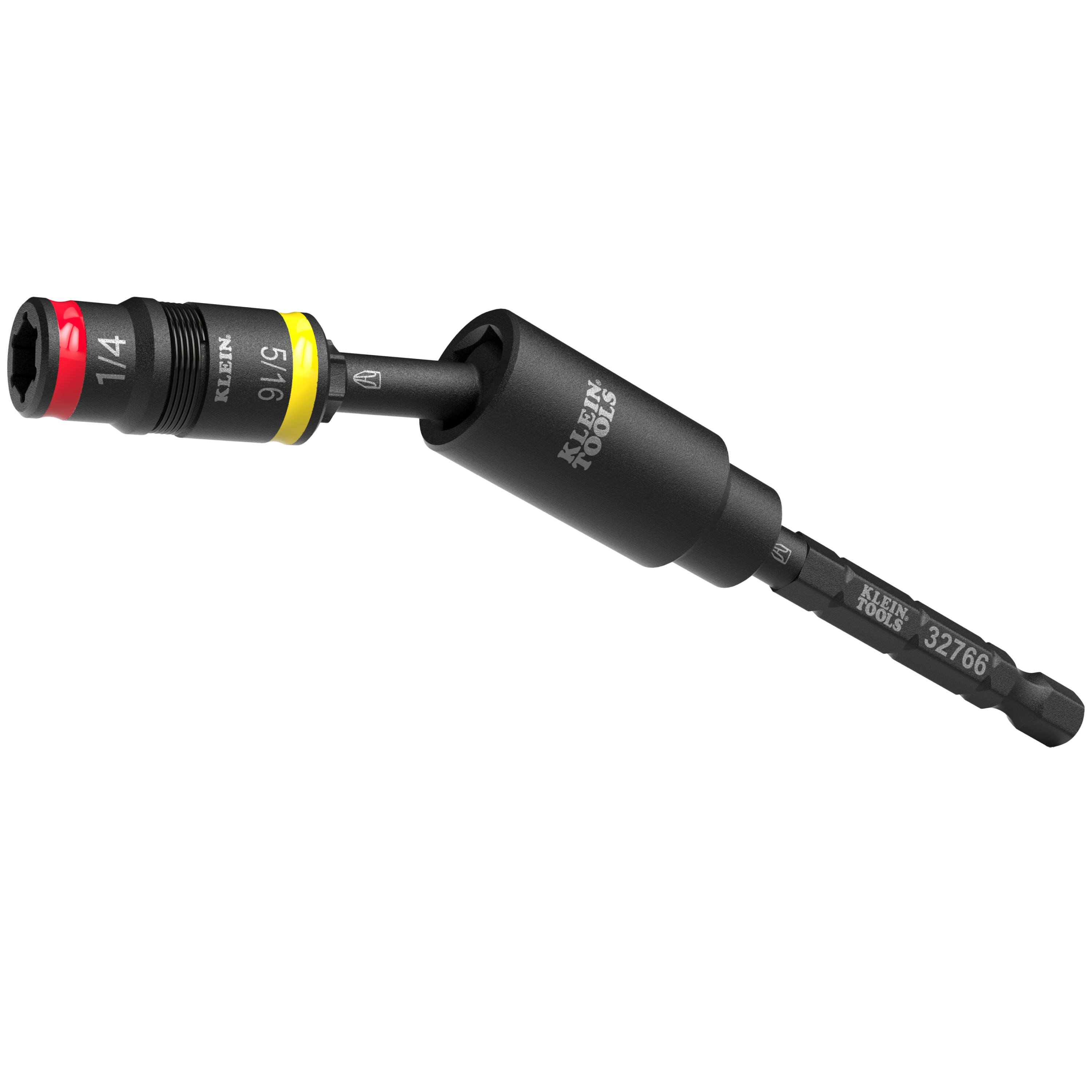 Klein Tools 32982 Impact Flip Socket With Swivel Adapter, 3-Piece - Edmondson Supply