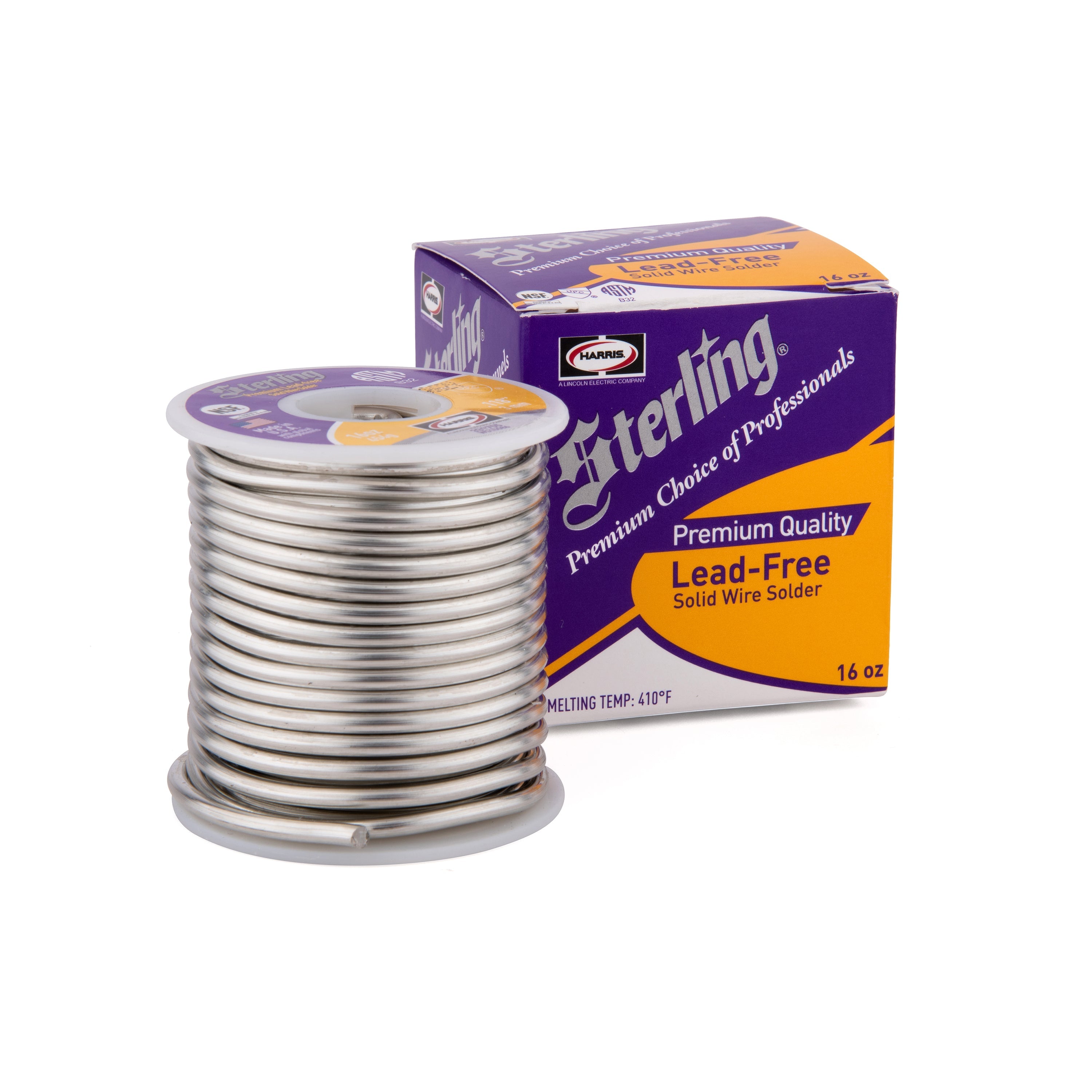 Harris 331755 STERLING® Lead-Free Solid Wire Solder - Edmondson Supply